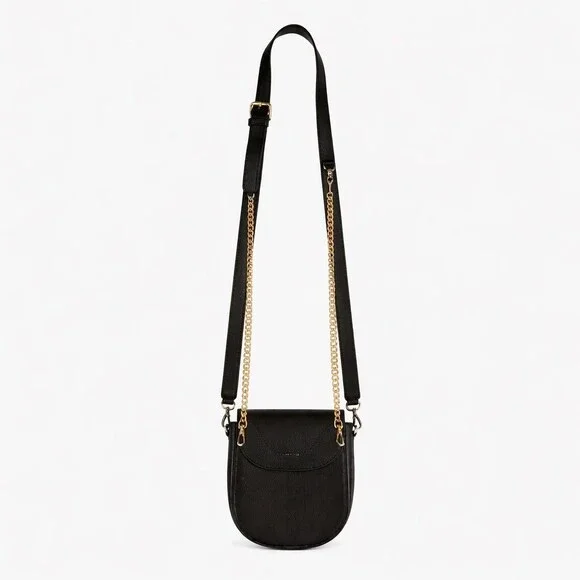 Bandolier shay black gold convertible crossbody bag & multi wear straps leather - Picture 6 of 7